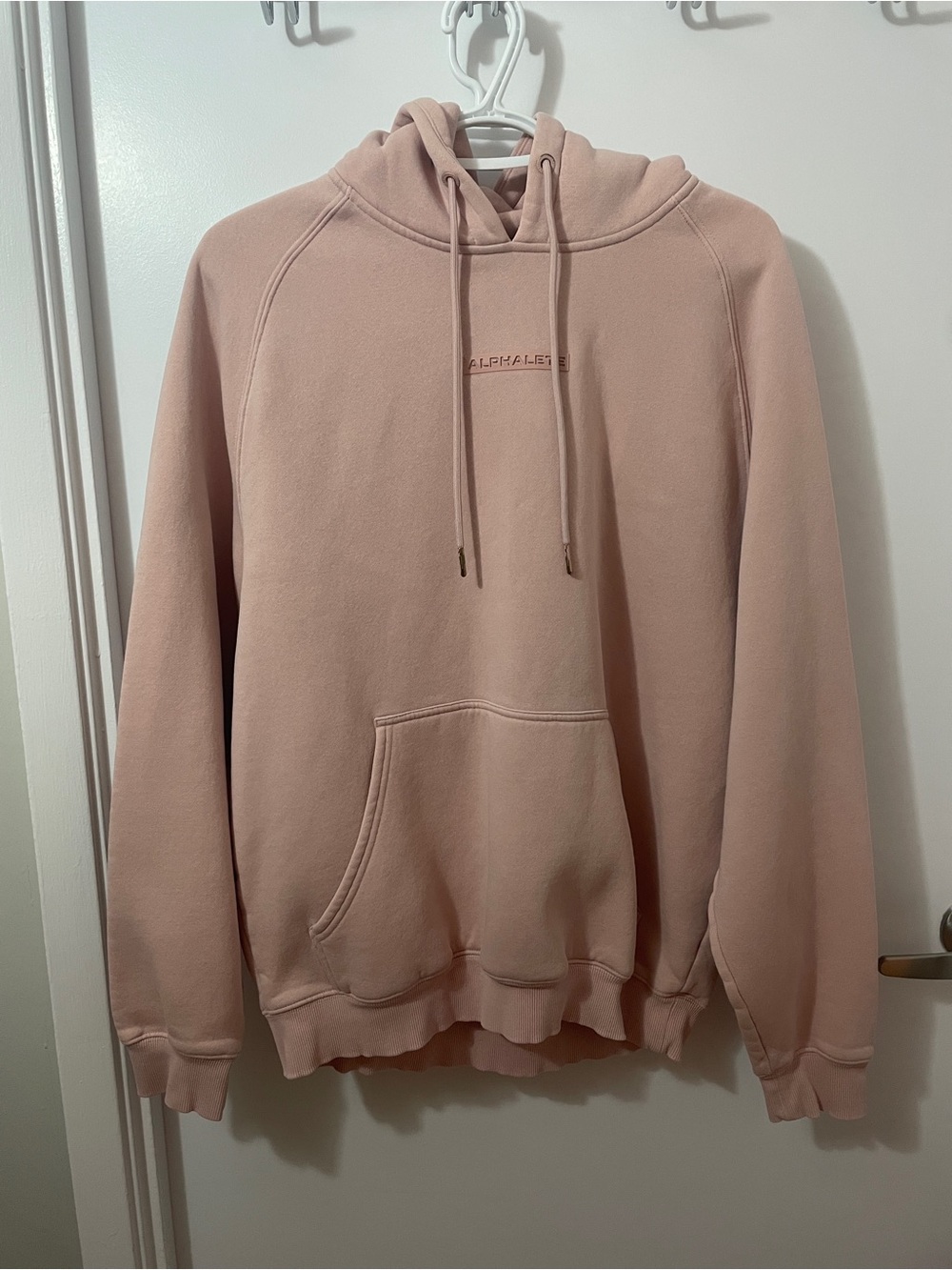 Light Pink Oversized Alphalete Hoodie